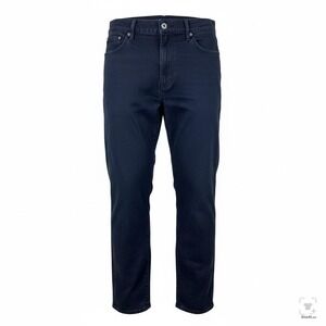 Lucky Brand 121 Heritage Slim Jeans Mens 32x28 Blue Dark Wash Tapered Zip Fly